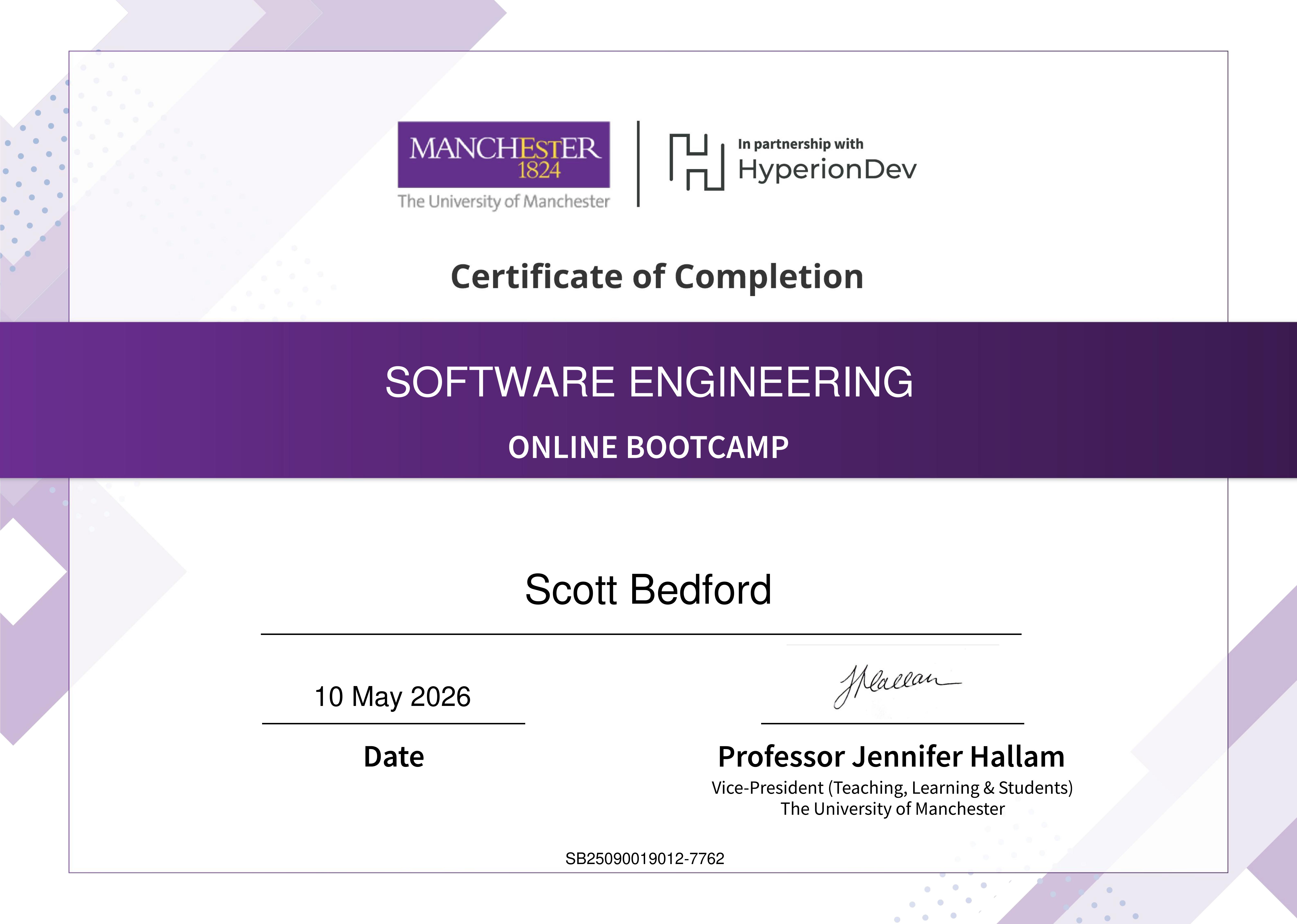 Certificate 1